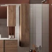 Colonna bagno sospesa Salemi 26x138h rovere mercure