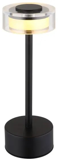 Globo 21026S - Lampada da tavolo LED dimmerabile SHIRA LED/2,5W/3,7V 2700/4000/6500K nero