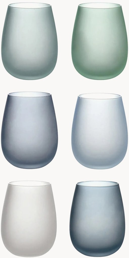 Set di 6 bicchieri Happy Hour
