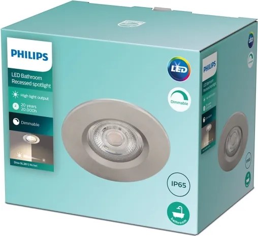 Philips - Lampada LED da bagno dimmerabile DIVE LED/5W/230V 2700K IP65