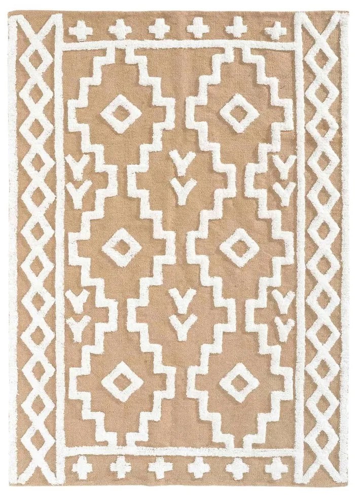 Tappeto beige in misto iuta 120x170 cm Medine – douceur d'intérieur