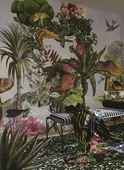 Tapete Jardin des Reves Panoramic von Christian Lacroix