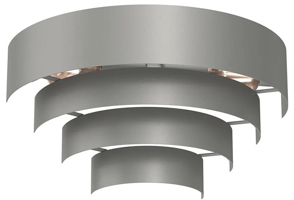 Applique RINGS 2xE27/15W/230V grigio