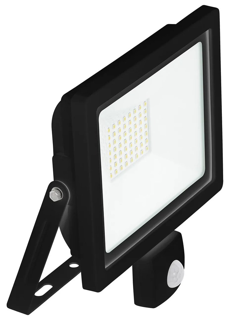 Applique Sensore Esterno Moderna Faedo 3 Alluminio Nero Led