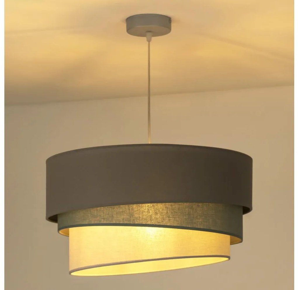 Duolla - Lampadario a sospensione con filo TRIO 1xE27/40W/230V diametro 45 cm