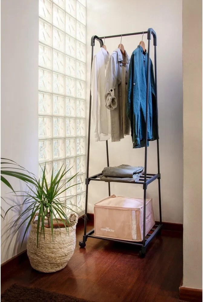 Organizer per vestiti sottovuoto in plastica 42x40x25 cm Pink Edition – Compactor