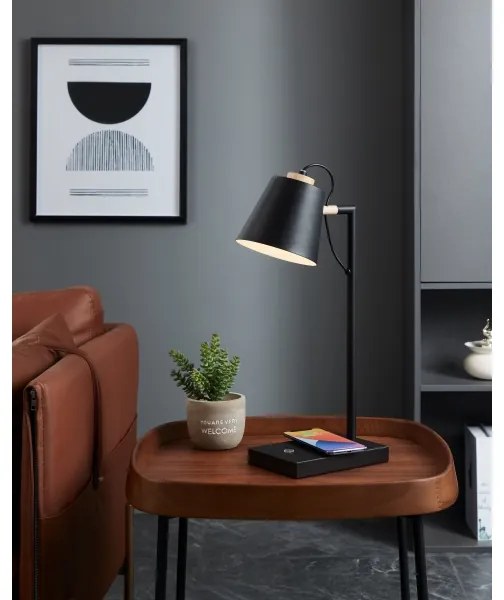 Eglo 900626 - Lampada LED dimmerabile con ricarica wireless LACEY LED/5,5W/230V