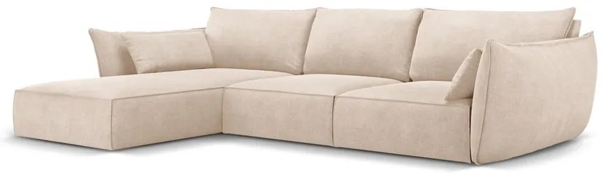 Divano angolare beige (angolo sinistro) Vanda - Mazzini Sofas