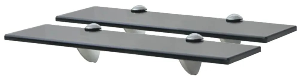 Mensole Galleggianti 2 Pz İn Vetro 40x10 Cm 8 Mm /