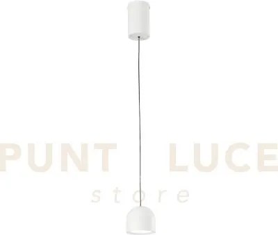 Lampadario a sospensione led yoyo regolabile in altezza bianca in m...