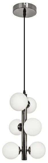 Brilagi - Lampadario LED a sospensione con filo MILLA 6xG9/3W/230V cromo lucido/bianco
