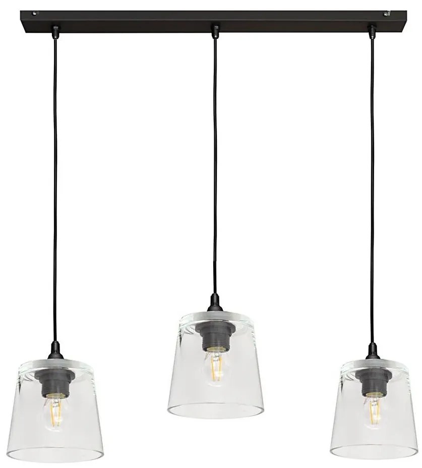 Lampadario a sospensione con filo LUCEA 3xE27/15W/230V