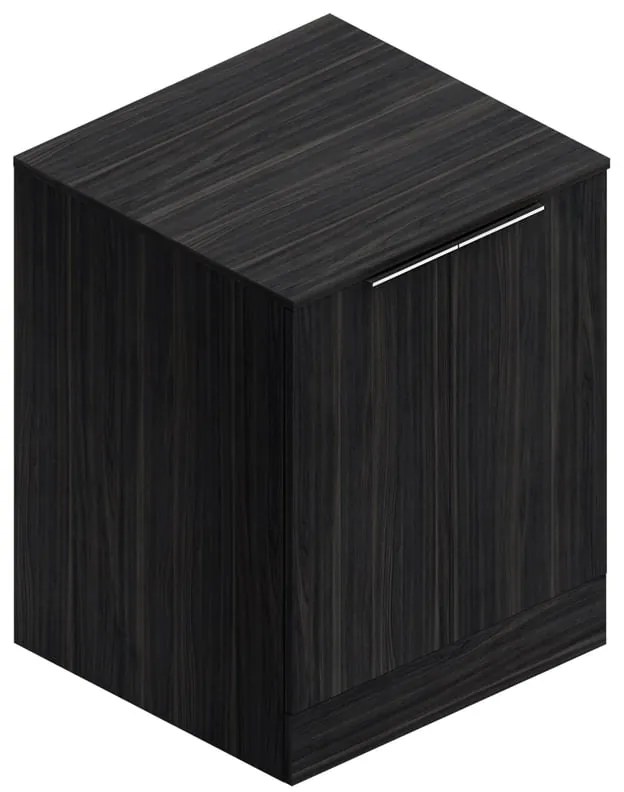 Mobile coprilavatrice Jnka 2 ante in truciolare legno noce P 66 x L 70 x H 91 cm