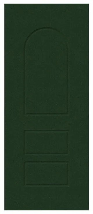 Pannello per porta d'ingresso P085 pellicolato pvc verde L 92  x H 210.5 cm, Sp 6 mm apertura reversibile