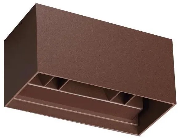 Ideal Lux - Applique a LED da esterno ATOM LED/25W/230V IP54 marrone