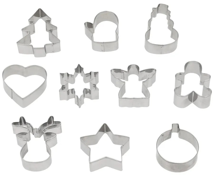 Set di stampi per biscotti a tema natalizio 10 pz – Blomsterbergs