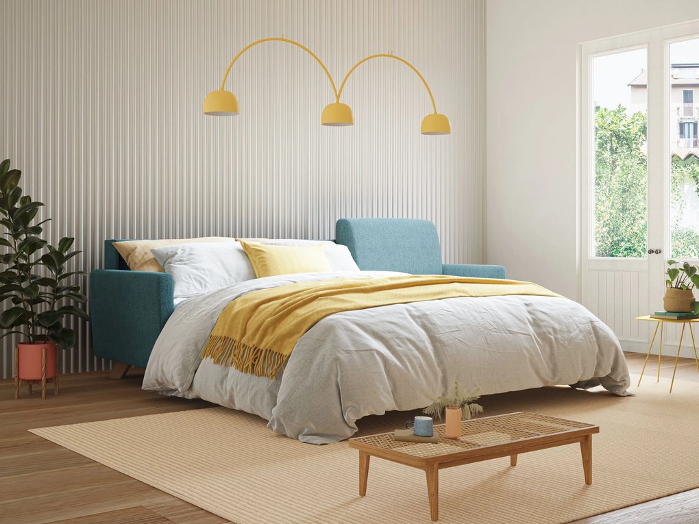 Edgar divano letto angolare in tessuto felis impermeabile T03