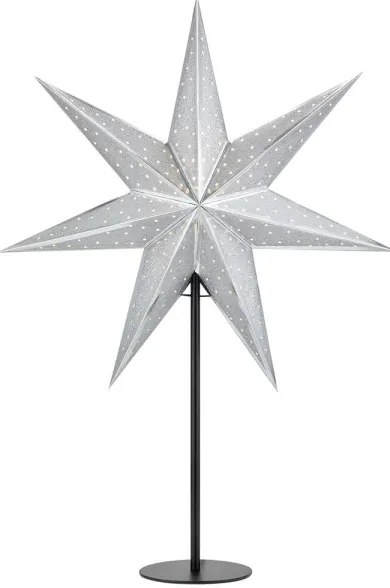 Markslöjd 705794 - Decorazione natalizia GLITTER 1xE14/25W/230V 65 cm nero/argento