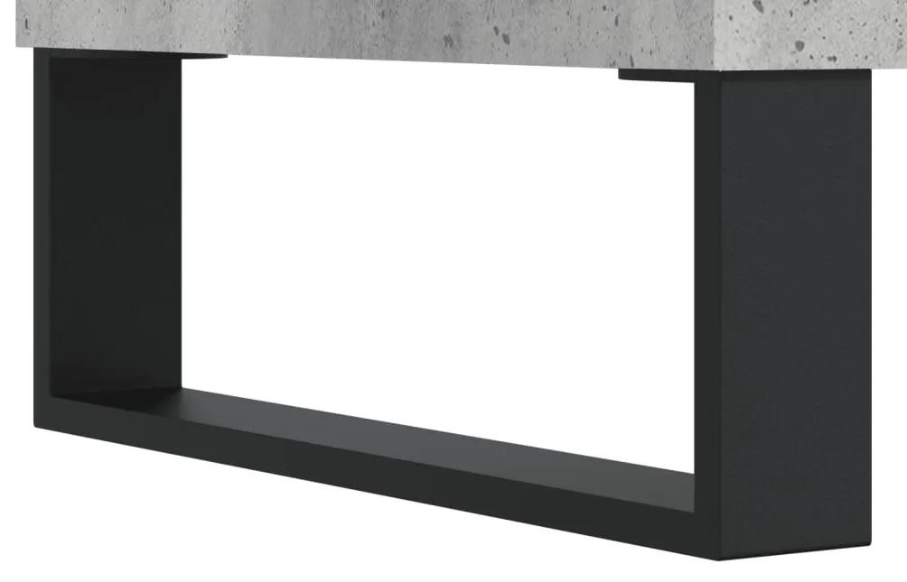 Mobile Porta TV Grigio Cemento 69,5x30x50 cm Legno Multistrato
