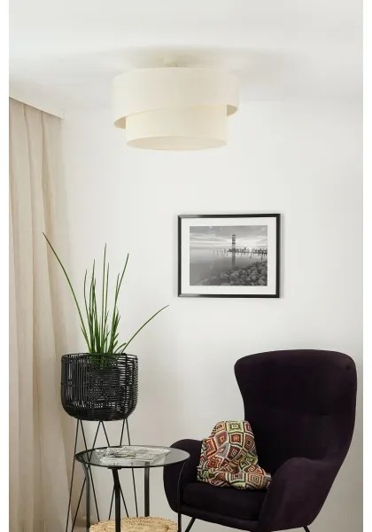 Brilagi - Lampadario a plafone SHINE 1xE27/15W/230V diametro 50 cm color crema