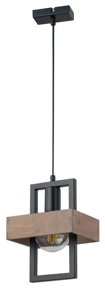 Lampadario su filo ROBIN 1xE27/60W/230V legno