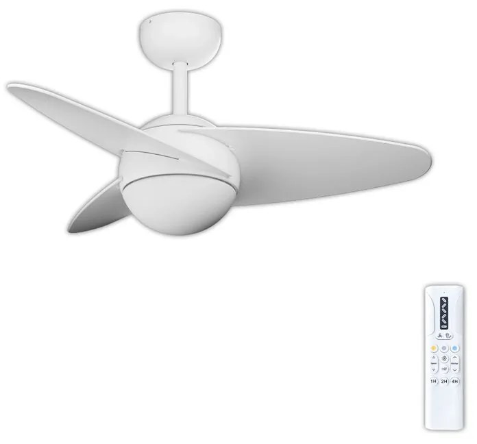 Ventilatore da soffitto CACELA bianco, Ø 92 cm, CCT, dimmerabile, ARTE CONFORT IP20