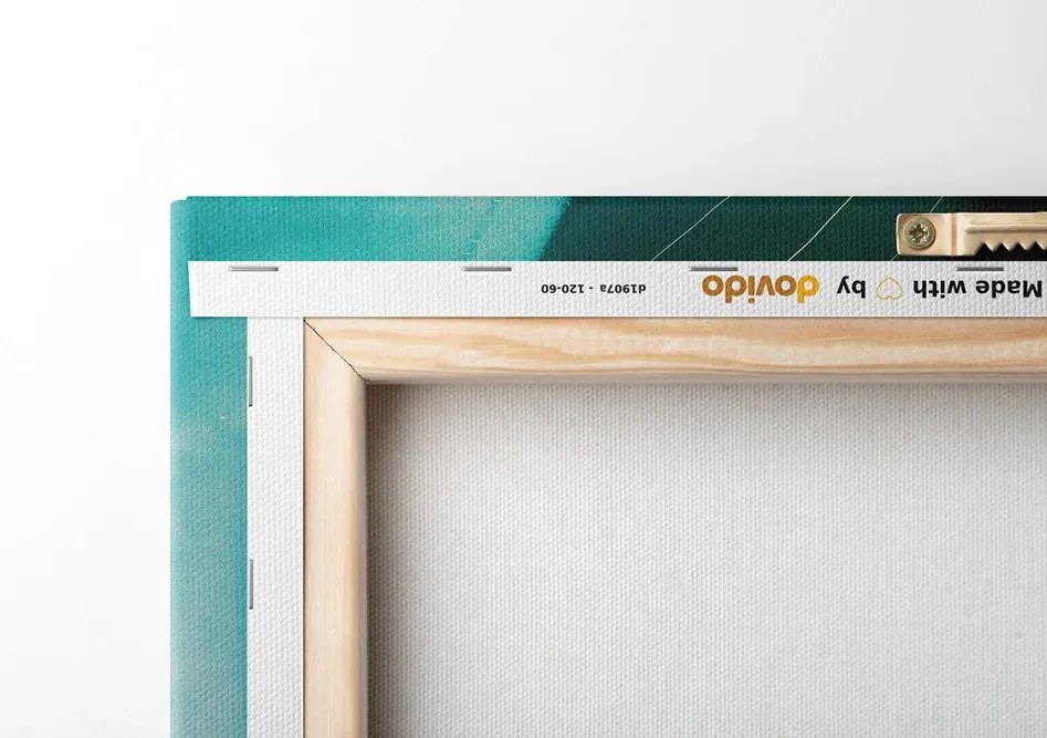 Quadro su tela – Astrazione blu moderna