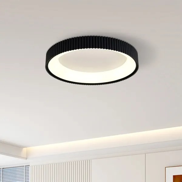 Brilagi - Plafoniera LED dimmerabile FALCON MODERN LED/30W/230V 40 cm nero + telecomando