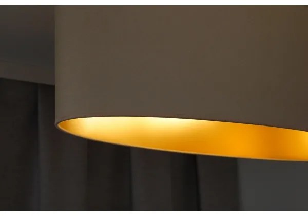 Duolla - Lampadario a plafone OVAL VEGAN 2xE27/15W/230V color crema