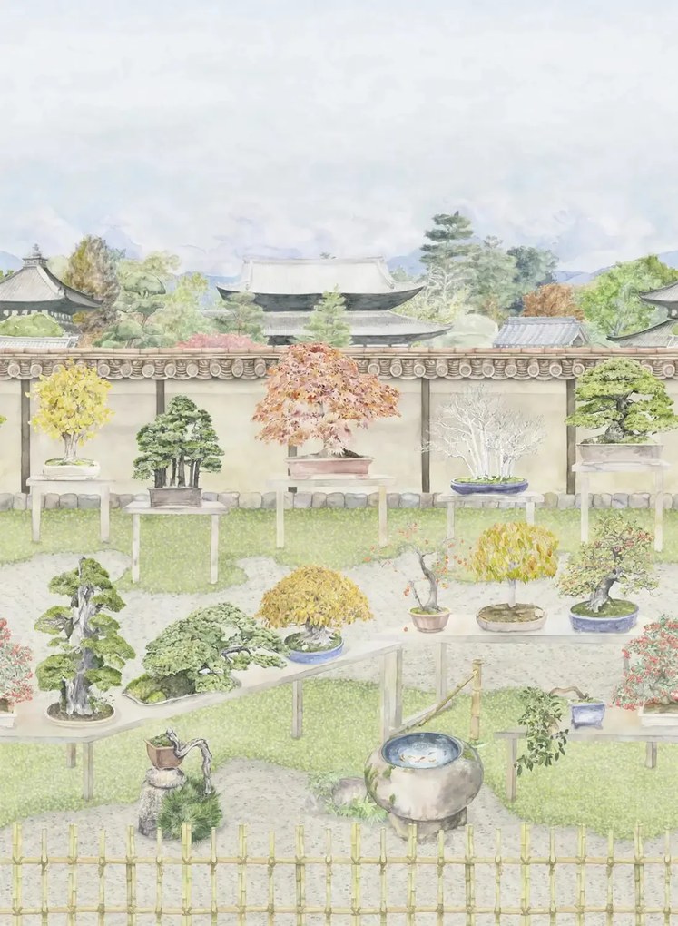 Cole & Son Carta da parati Bonsai Garden - Powder