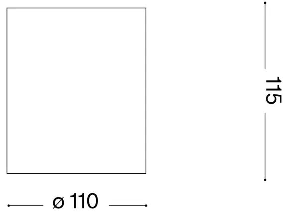 Ideal Lux - Luce Spot da bagno GUN 1xGU10/28W/230V IP55 marrone