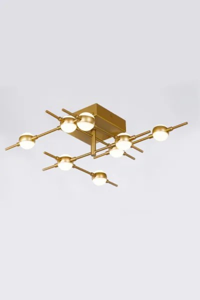 Lampadario a soffitto molecular mx18001067-8agol oro