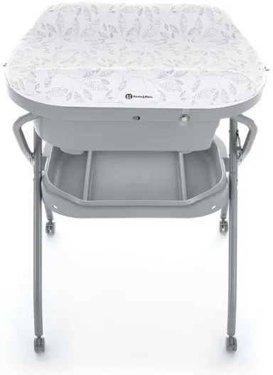 PETITE&amp;MARS - Fasciatoio con vasca da bagno SPA 3in1 grigio