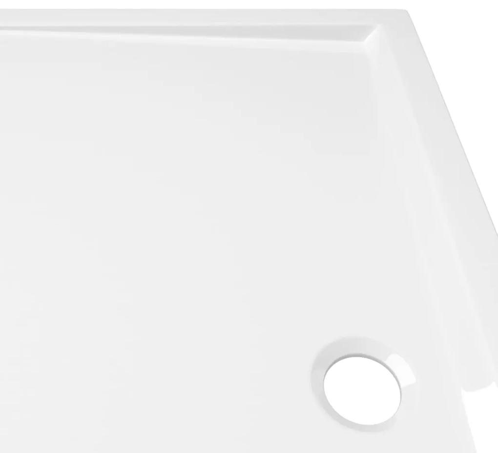 Piatto Doccia in ABS Rettangolare Bianco 70x120 cm