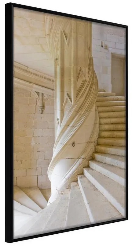 Poster  Winding Entrance  Cornice Quadri Cornice nera, Larghezza x Altezza Home decor 30x45