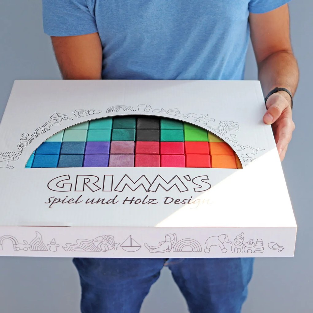 Grimm's - Grande mosaico in legno - 100 pezzi