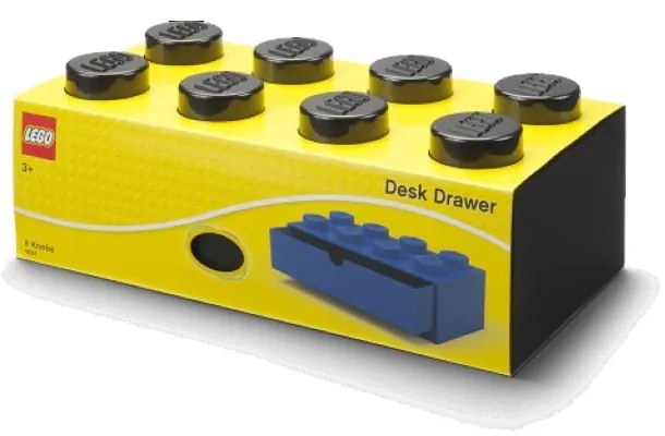 Scatola da tavolo nera con cassetto Brick - LEGO®
