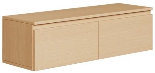 Mobile TV Sospeso 100 cm 2 Ante A Ribalta Rovere Lindberg Lume