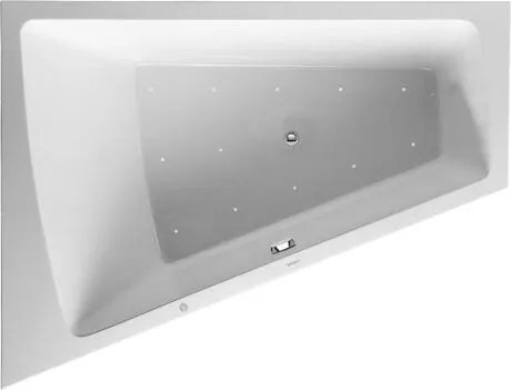 Vasca idromassaggio 170x130 Sinistra ad incasso Air System in acrilico Bianco Paiova 760214000AS0000 Duravit