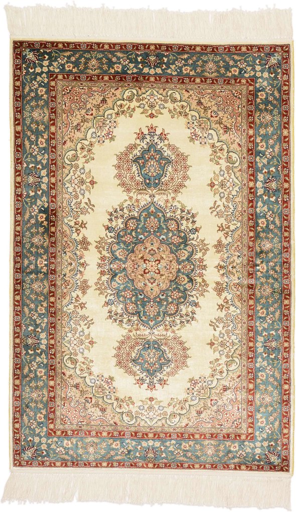 Hereke Tappeto orientale 80 x 120 (Cina) Annodato A Mano