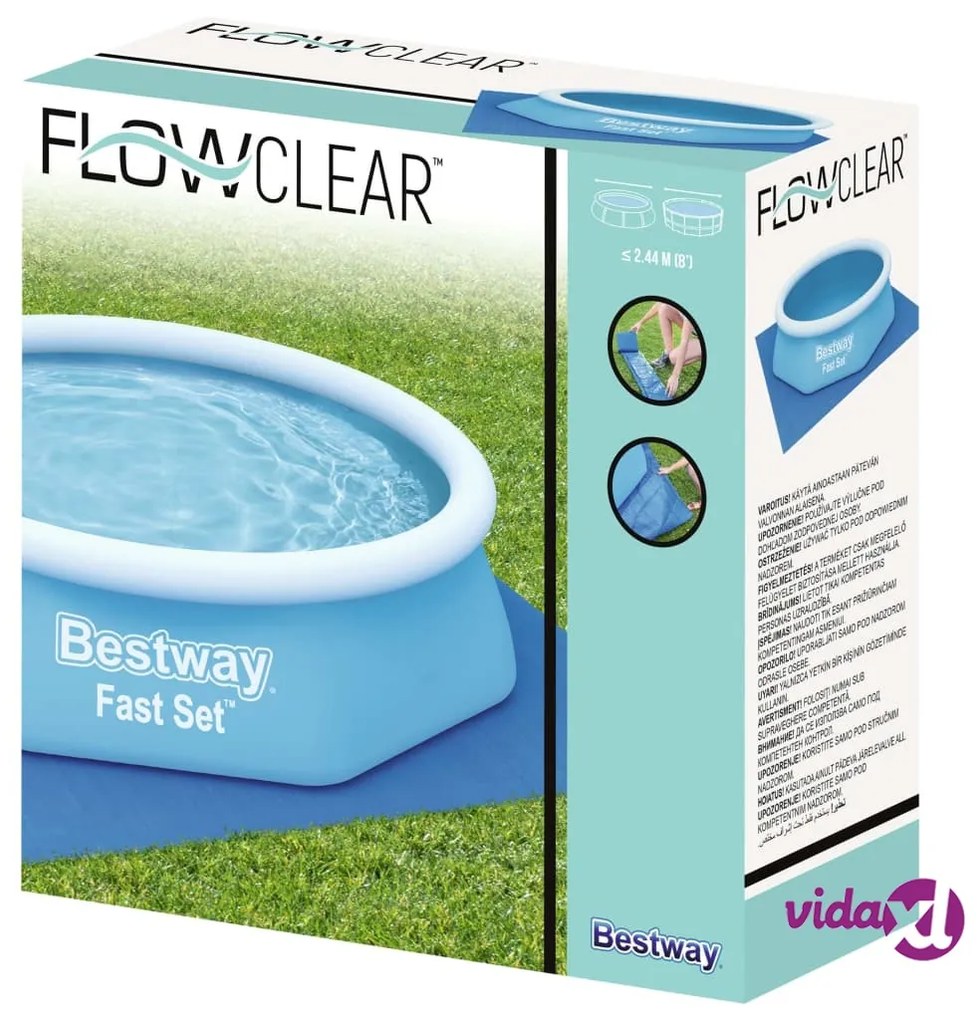Bestway Telo di Protezione per Piscina Flowclear 274x 274 cm