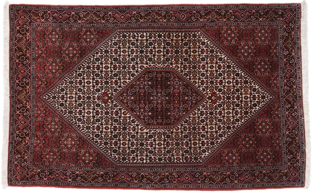 Bidjar Tappeto 110 x 180 Blu (Iran) Annodato A Mano