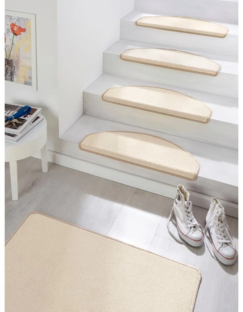 Set di 15 gradini per scale color crema, 23 x 65 cm Fancy - Hanse Home