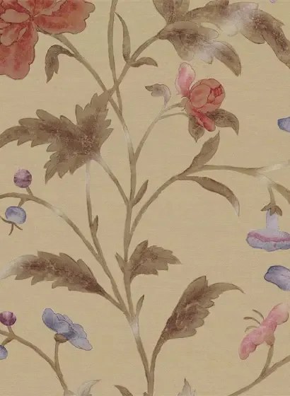 Little Greene Carta da parati China Rose - Bronze