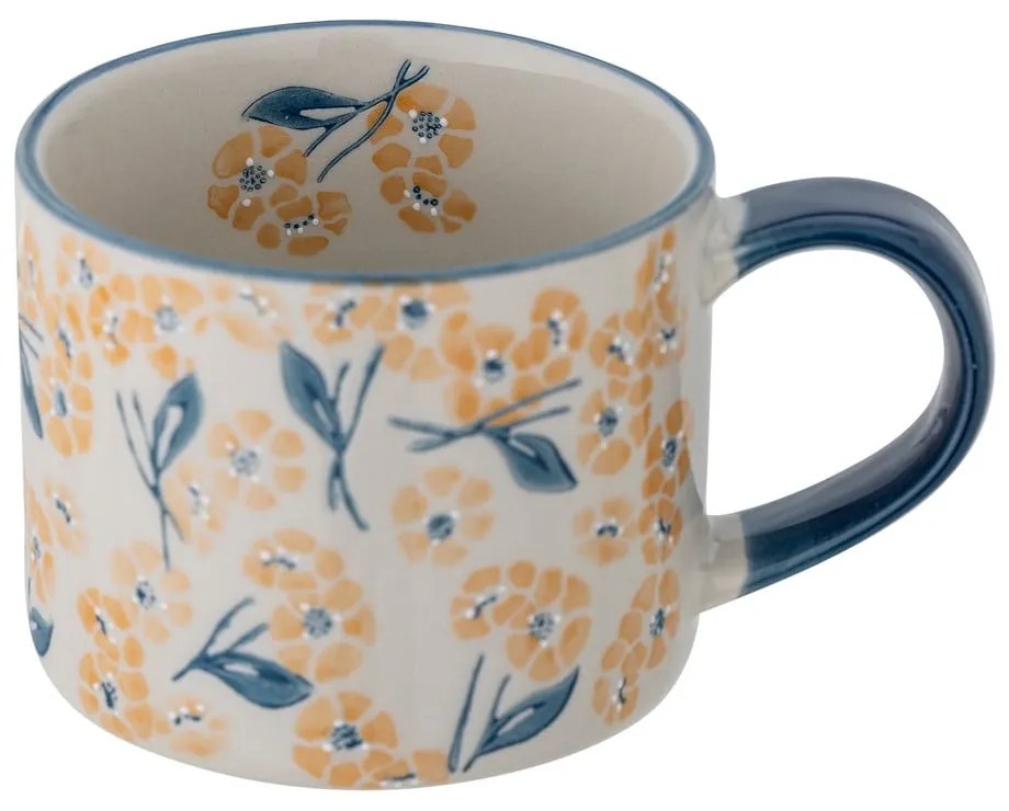 Tazza blu/beige in gres 400 ml Myah – Bloomingville