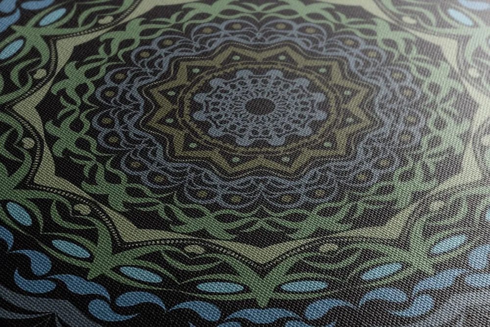 Stampa su tela – Mandala astratta in stile vintage