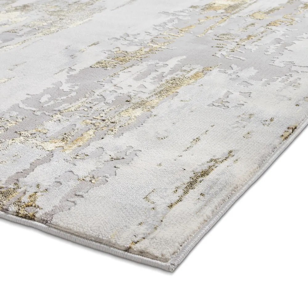 Tappeto grigio/oro 170x120 cm Apollo - Think Rugs