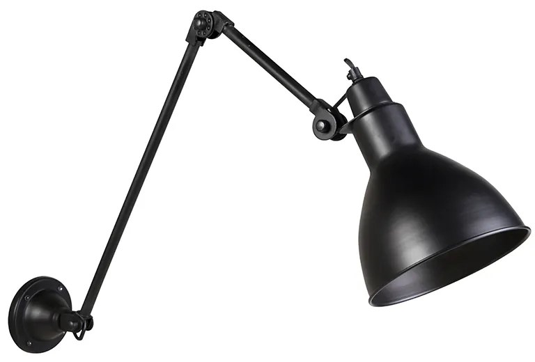 Lampada da parete intelligente nera regolabile con Wi-Fi A60 - Wye