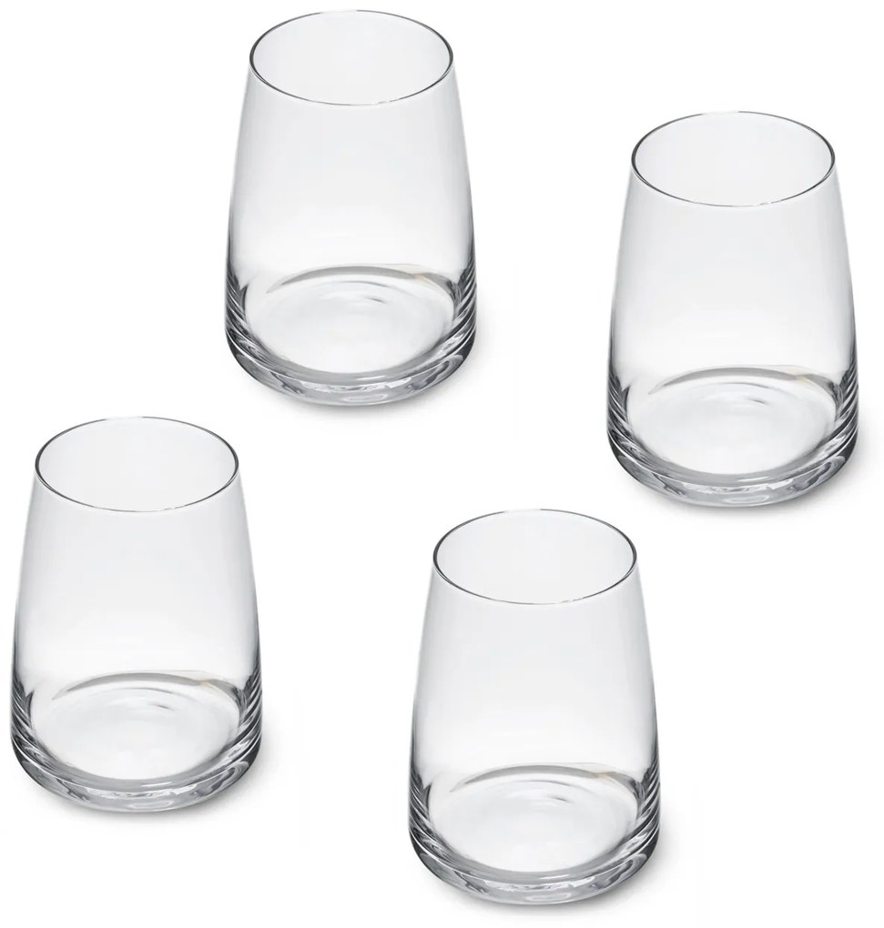 Set 4 bicchieri vetro cristallo Palermo Mikasa
