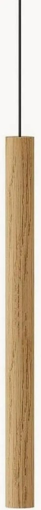 Lampada a sospensione a LED in legno di quercia Chimes